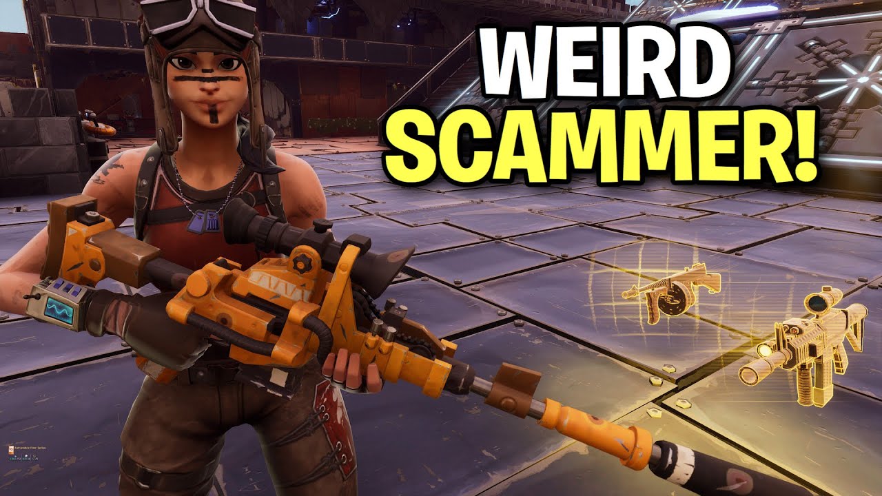 Странный мошенник обманывает сам себя! 😆 (Мошенник становится жертвой мошенников) Fortnite: Сраже...