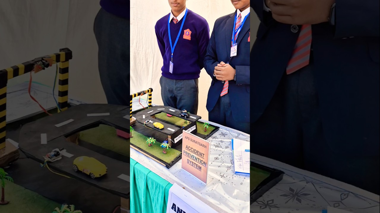 Accident prevention system #scienceproject #diy #science