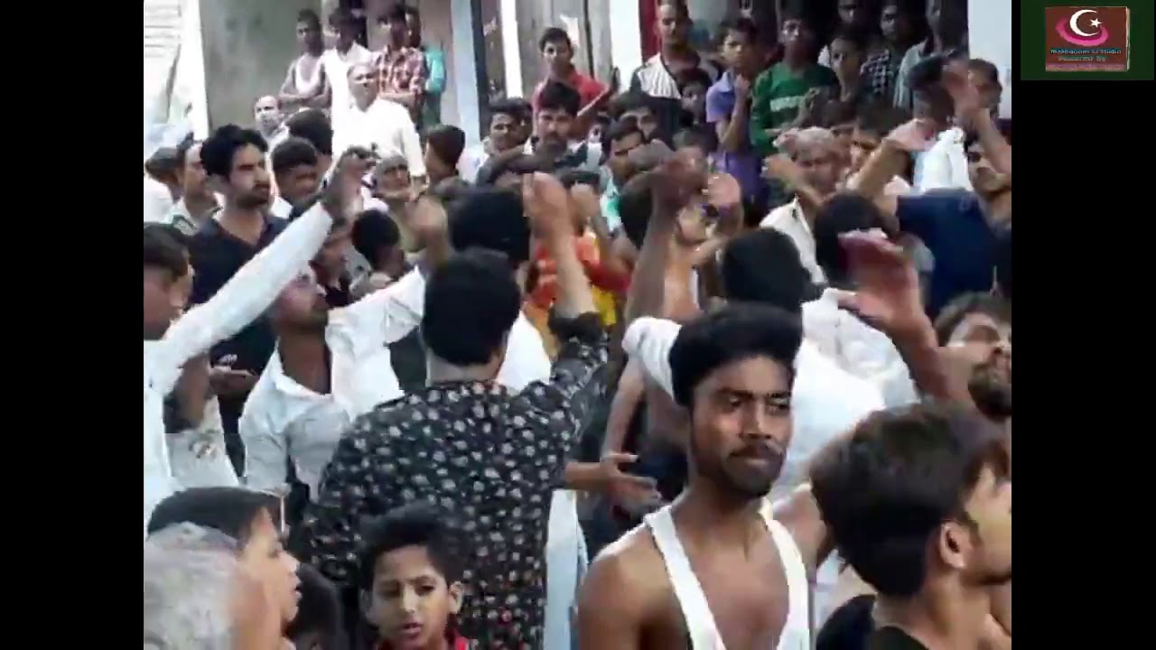 Performance Anjuman Makhdumiya in Barasara Ghazipur 10th Moharram Ul Haraam