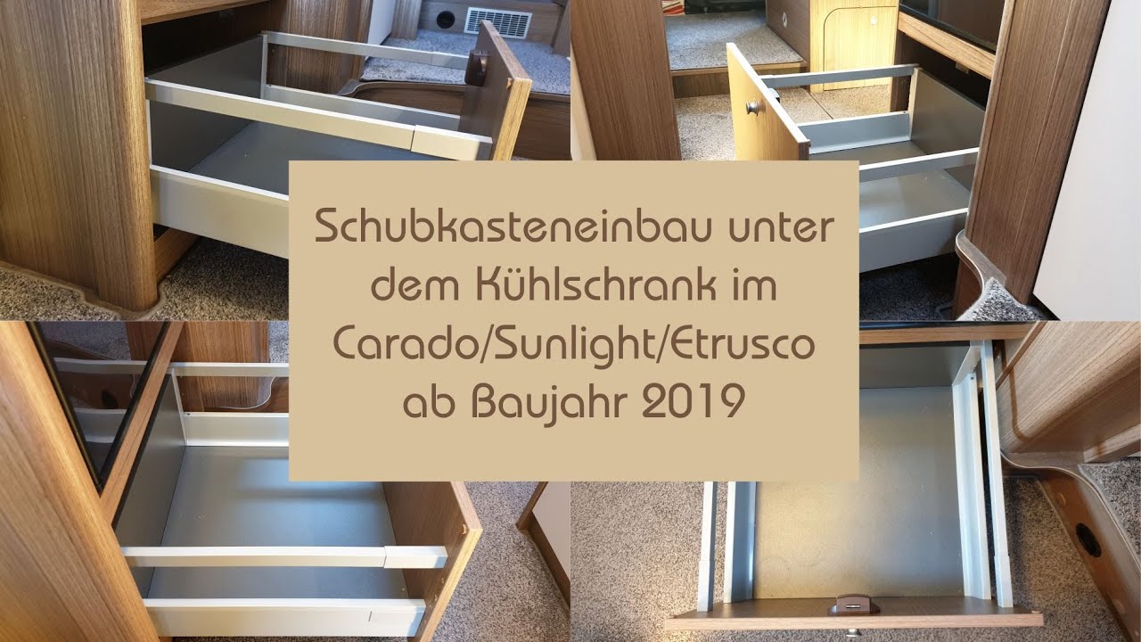Schubkasteneinbau unter dem Kühlschrank | Tutorial für Toni's neuen Bausatz |