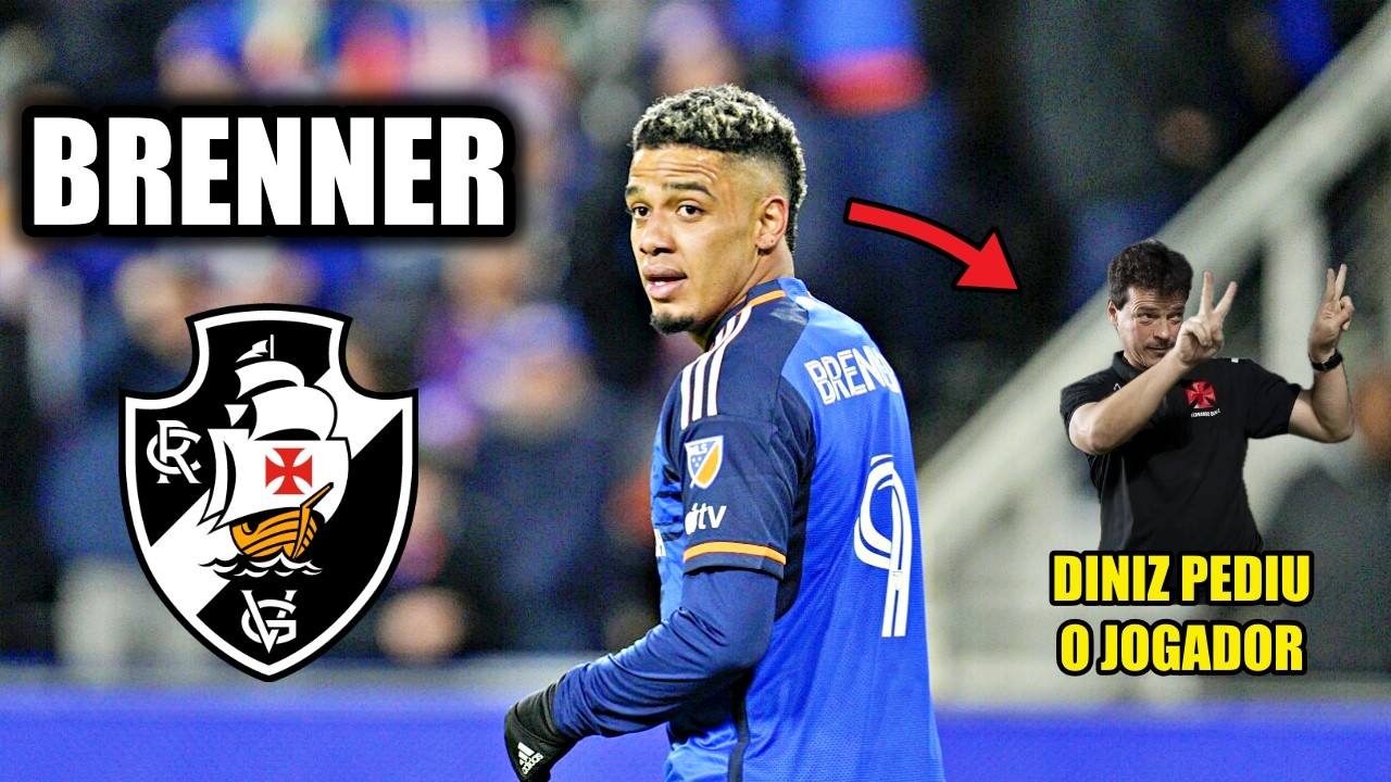 GOLS E ASSIST&Ecirc;NCIAS DE BRENNER EM 2025 (Jogador que negocia com o Vasco) ✅