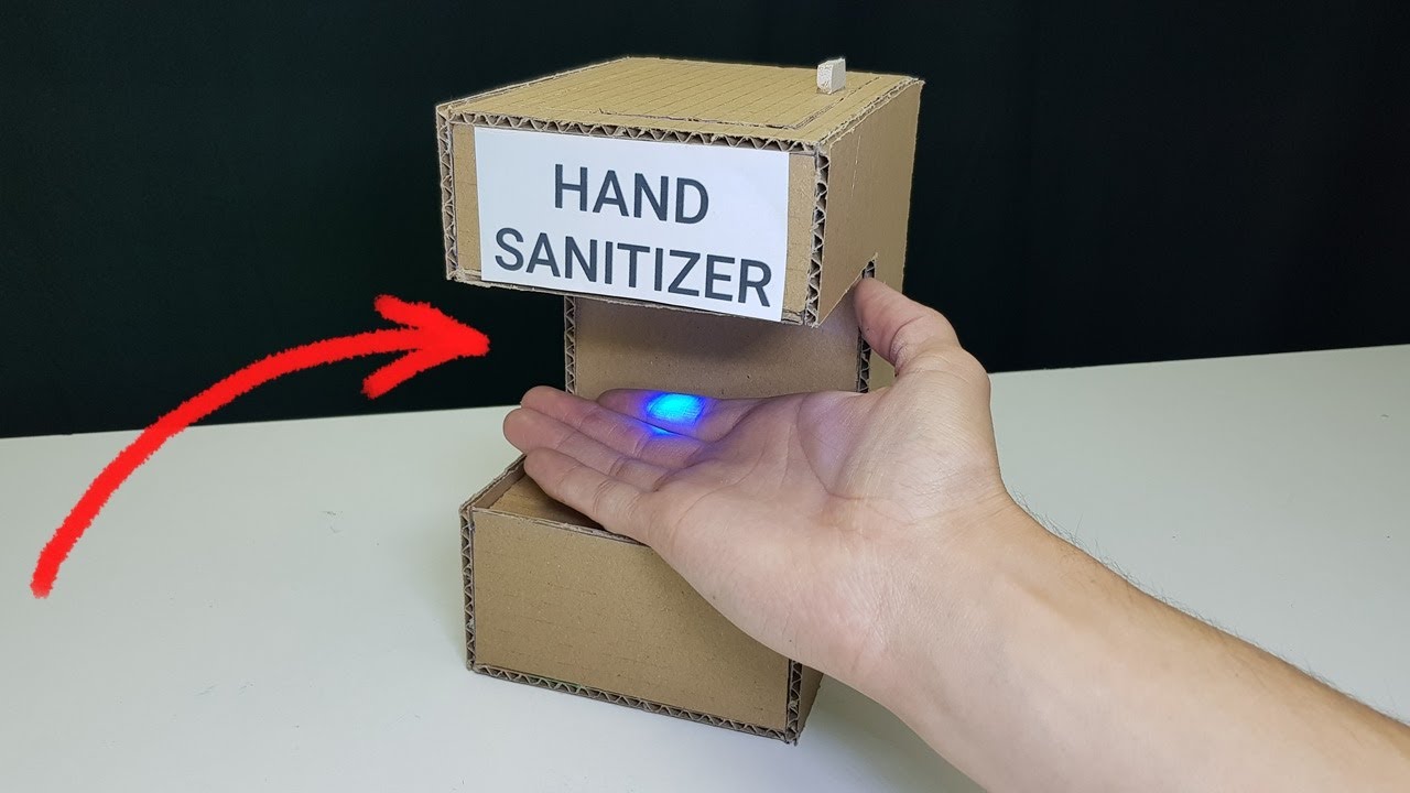Cómo hacer un DISPENSADOR automático para desinfectar manos