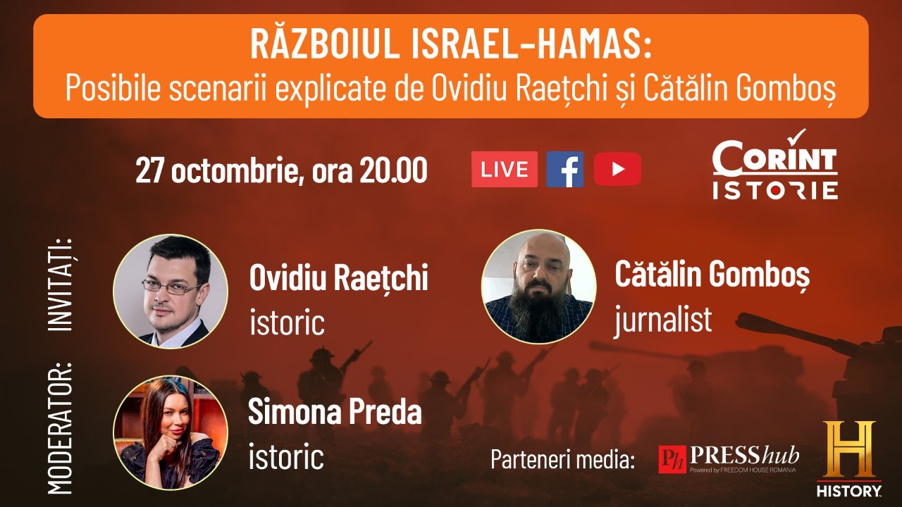 Războiul Israel–Hamas: Posibile scenarii explicate de Ovidiu Raețchi și Cătălin Gomboș
