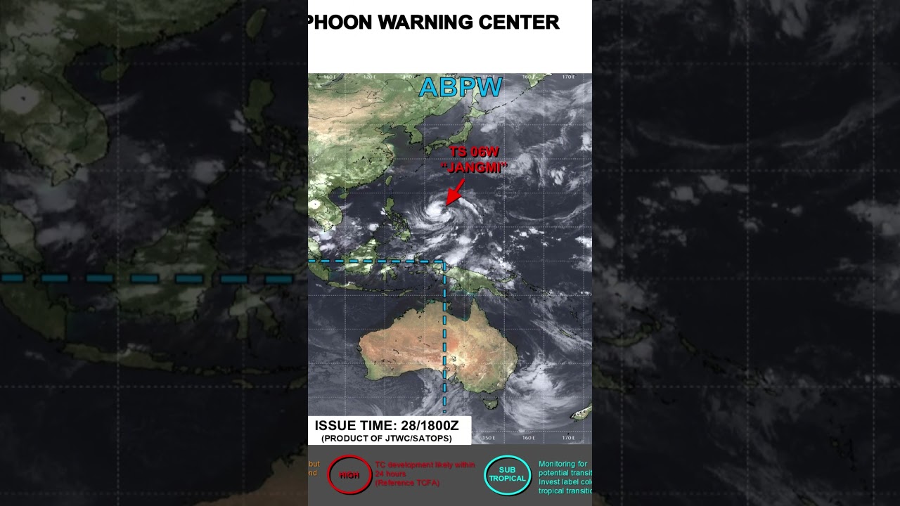 #JANGMI SLOWLY INTENSIFYING, EPAC STORM POSSIBLE