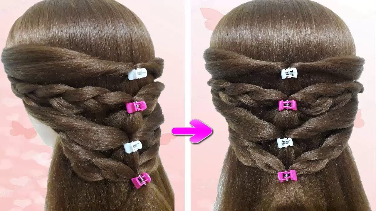 Peinados F&aacute;ciles y Bonitos 2019 / Cute Hairstyles 2019🎄