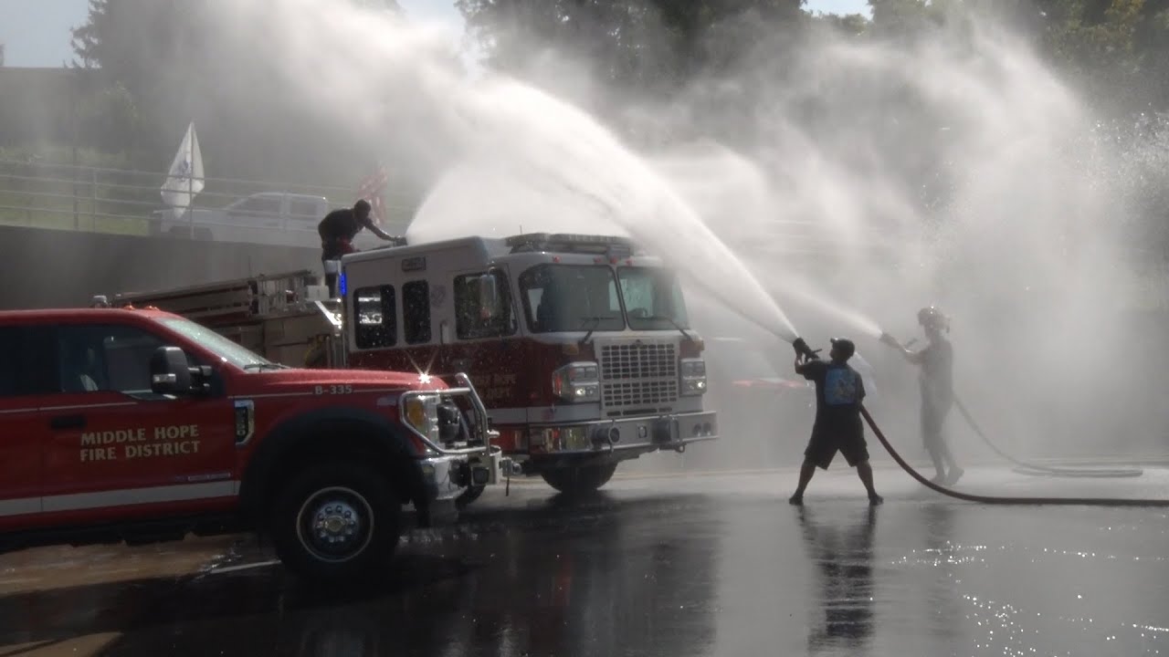 Middle Hope Fire Department Triple Wetdown - Town of Newburgh,NY 8/24/24