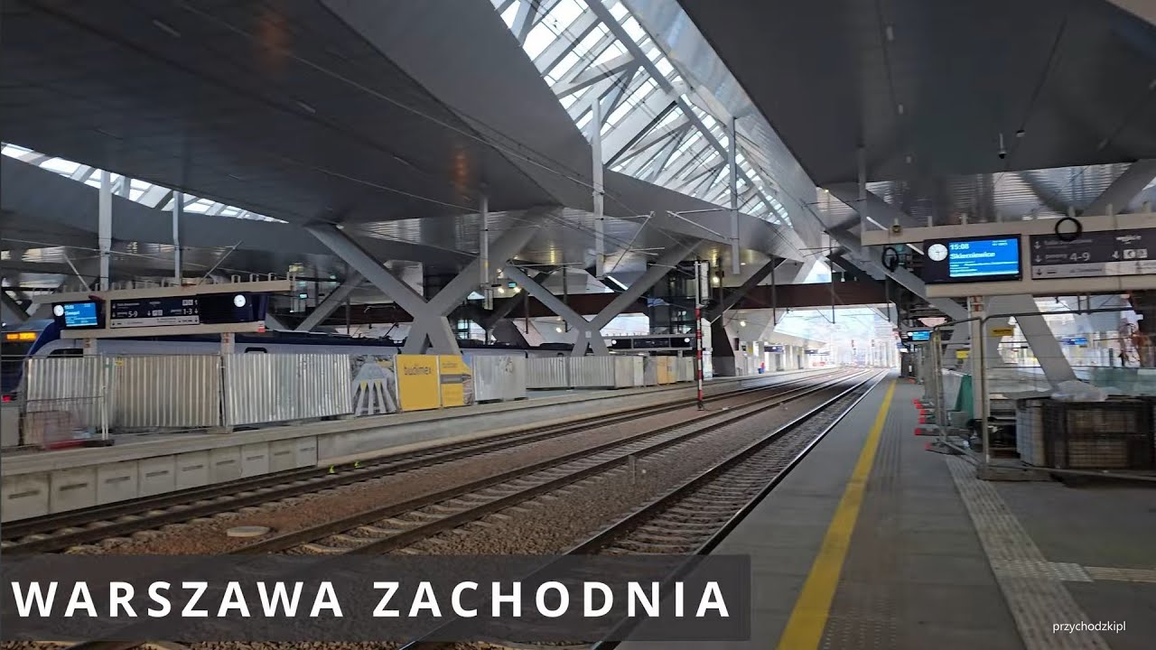 Warszawa / Warsaw Przebudowa Dworca Warszawa Zachodnia - budowa tunelu Warsaw West Railway Station