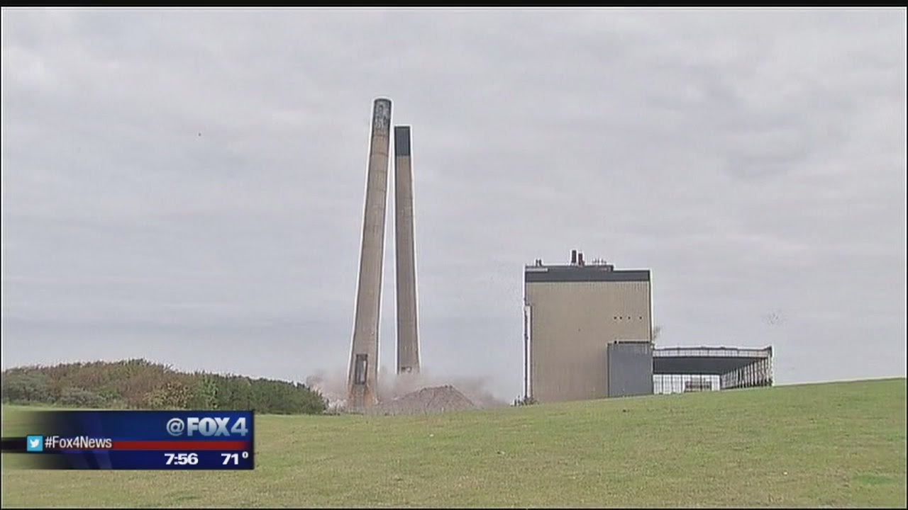 Chimney stacks demolished