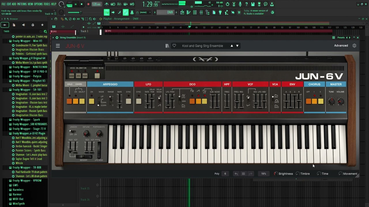 Kool and the Gang   Fresh my synth cover
