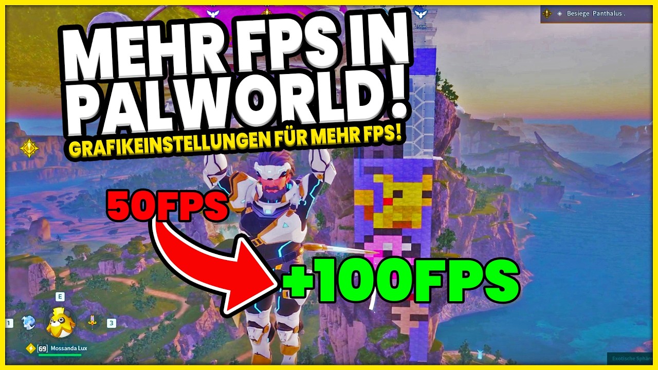 Palworld FPS Boost: Von 60 auf 100 FPS! (Beste Settings)