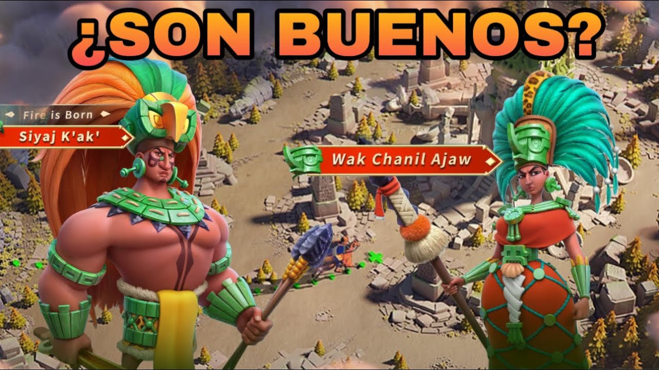 DEBES USAR A LOS NUEVOS COMANDANTES MAYA | RISE OF KINGDOMS ESPAÑOL