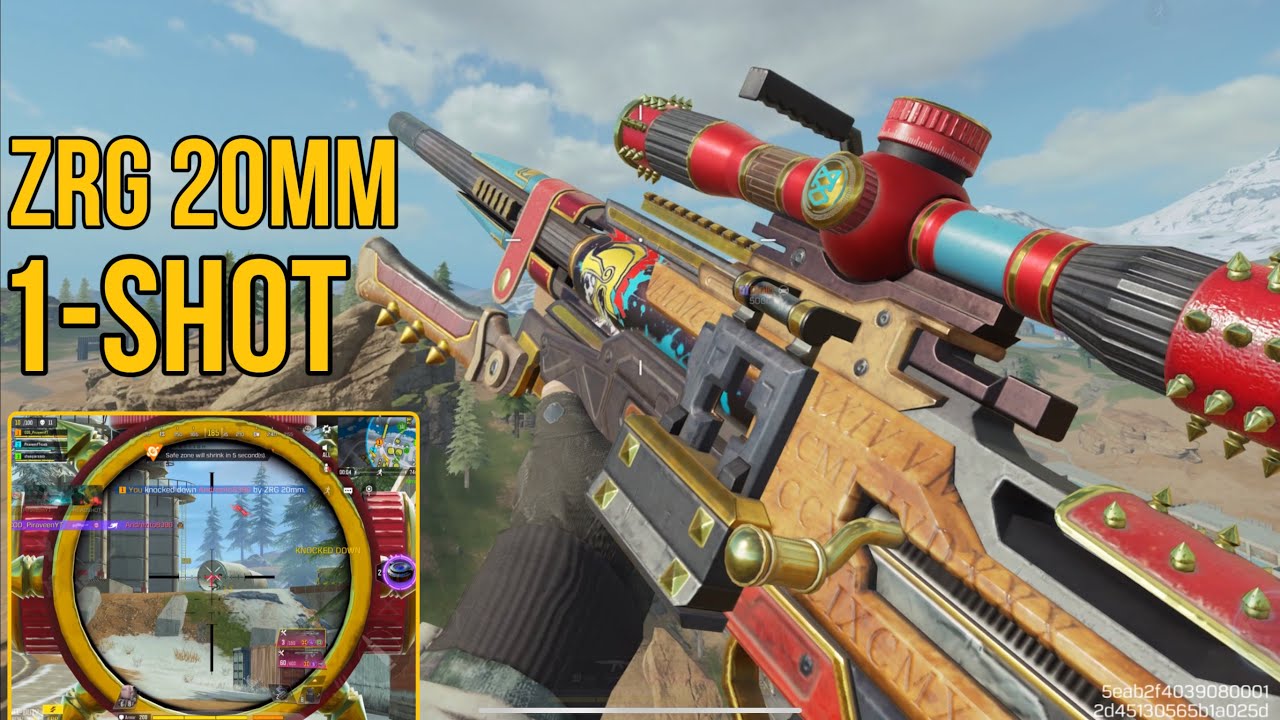 ZRG 20mm is 1-SHOT SNIPER & its INSANE 🤯| BEST ZRG20mm GUNSMITH in CODM #zrg20mm