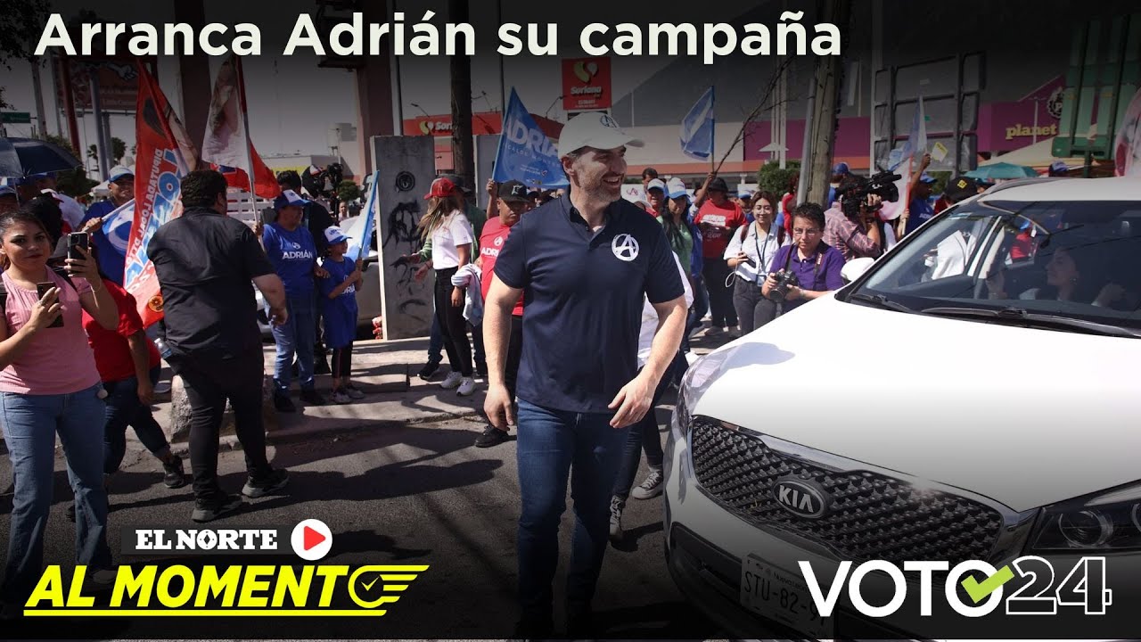 Adrián de la Garza arranca campaña