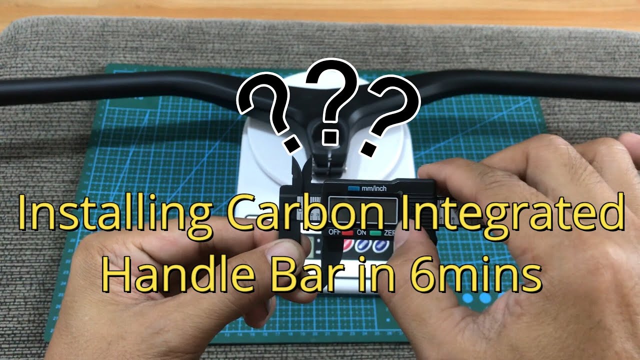 Installing a Carbon Integrated Handle Bar on a Mountain Bike in 6mins