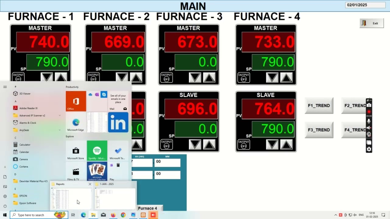 Furnace SCADA System IOT | Real-Time Monitoring and Control | Embicon Tech Hub