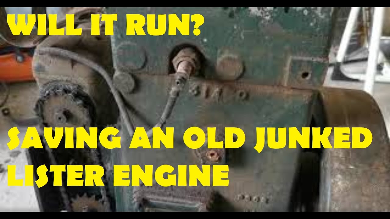 WILL IT RUN? Saving an old junked Lister D engine from the scrap pile - Part 1