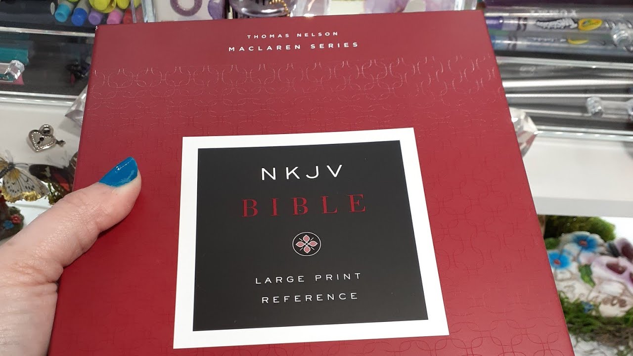 Maclaren Series Bible from Thomas Nelson #review #NKJV #nkjvbible #thomasnelson