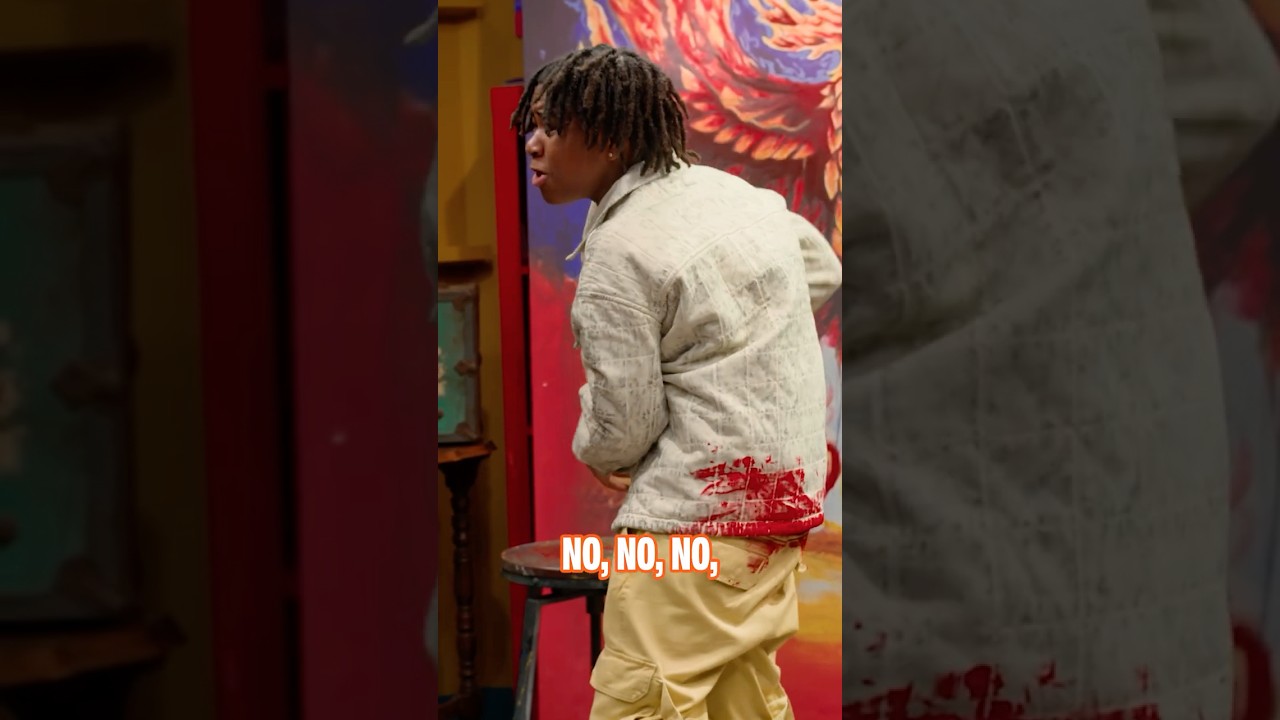 Dylan DESTROYS a painting | Young Dylan 