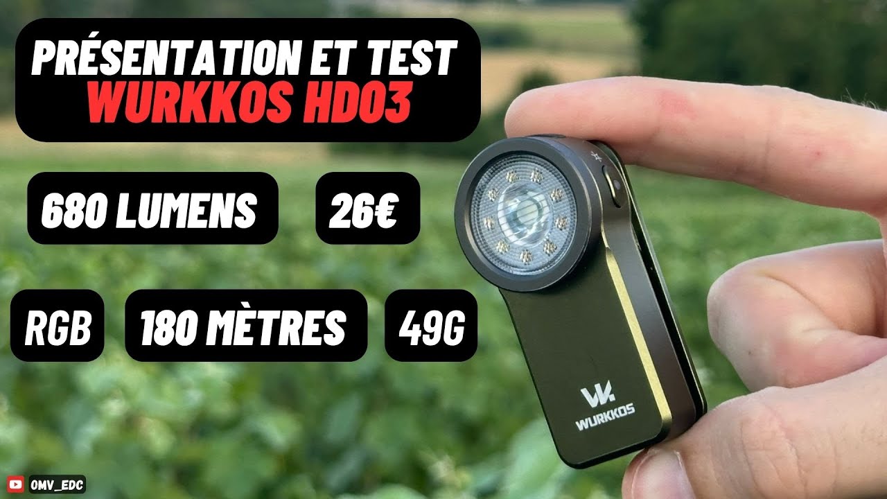 WURKKOS HD03 - PUISSANTE COMPACTE ET POLYVALENTE - test et présentation