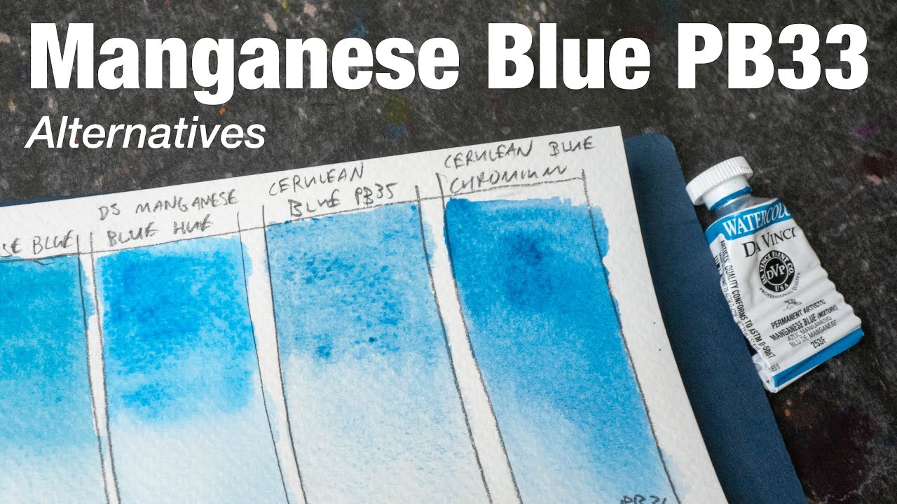 Alternatives for Manganese Blue PB33