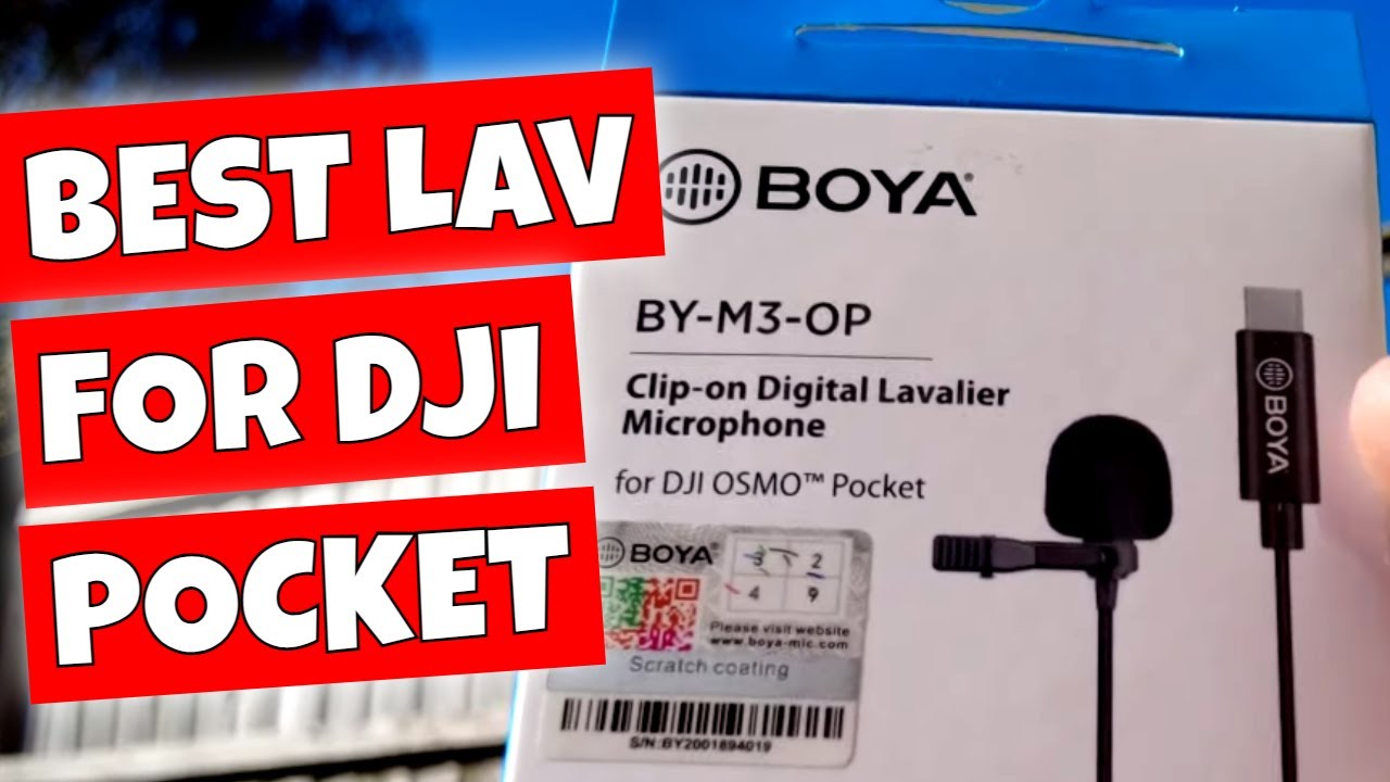 BEST USB Type C Lavalier Mic For DJI OSMO Pocket 2 Boya BY M3 OP