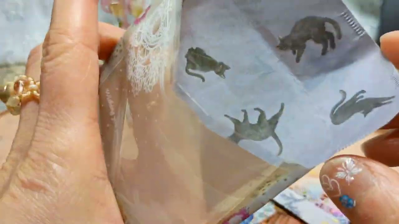 紙もの初心者🔰が作った、折り紙の袋イロイロ　ASMR　シャカシャカ袋