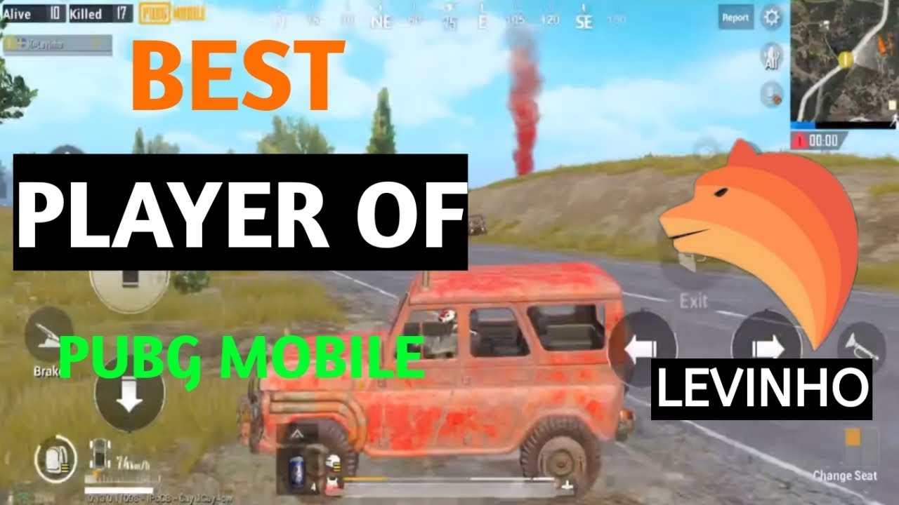 BEST PLAYER OF PUBG MOBILE : LEVINHO : 1 VS 4 MOMENTS