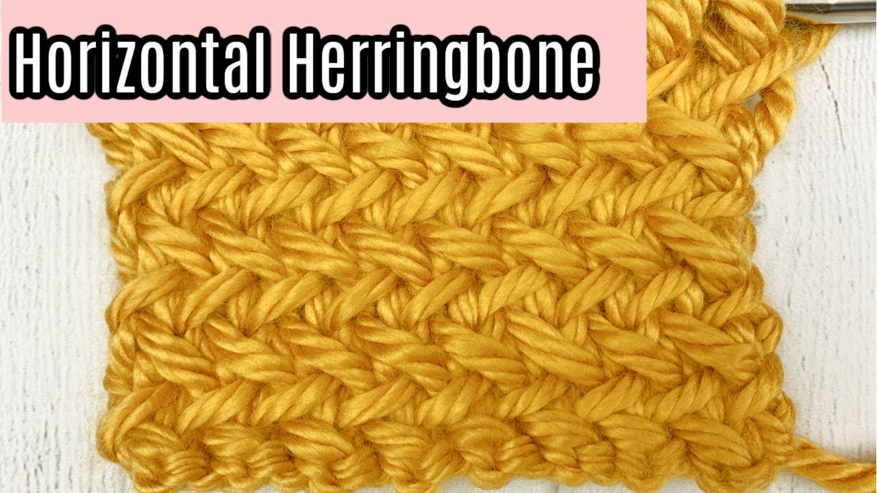 Horizontal Herringbone Knit Stitch | Learn to Knit the Herringbone Stitch