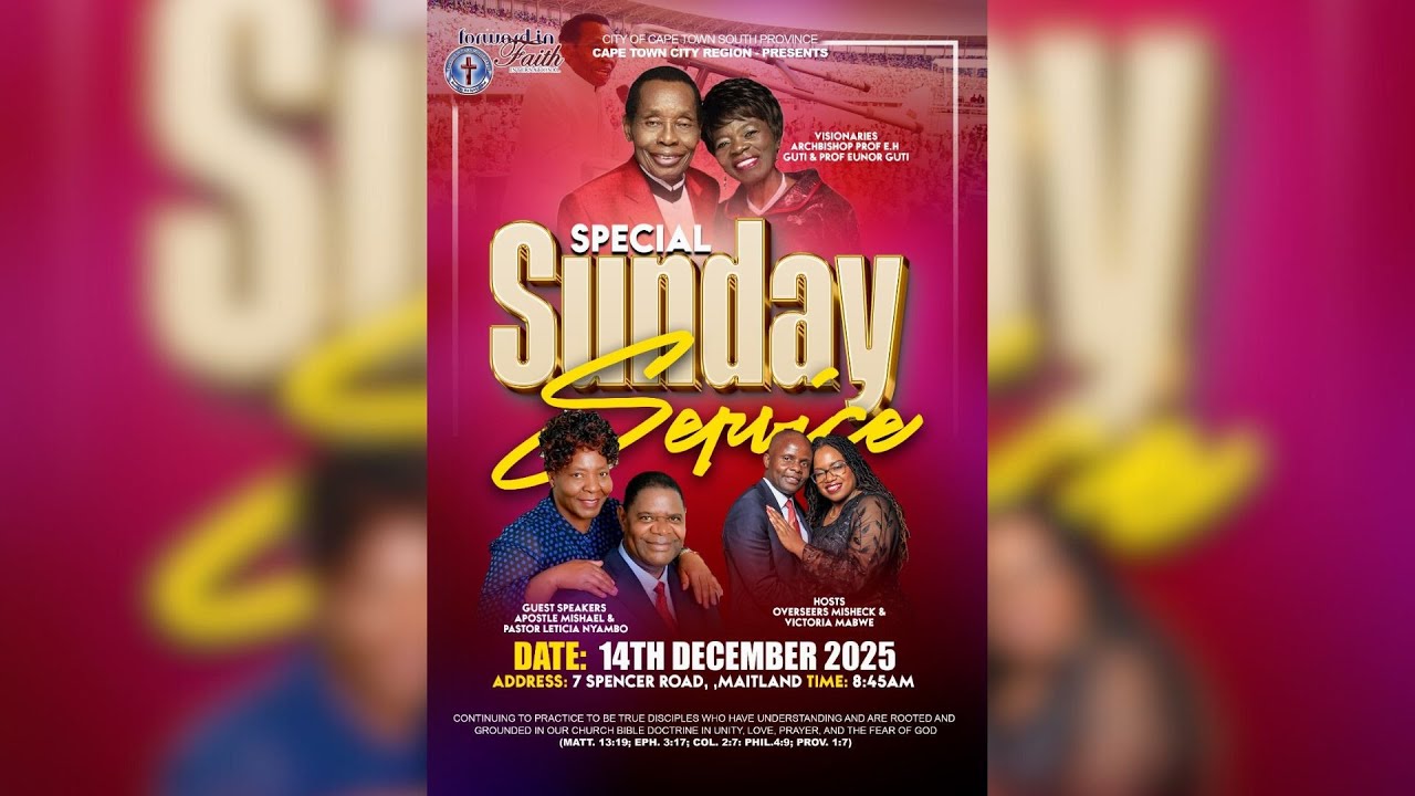 Sunday Service with Apostle Mishael and Pastor Leticia Nyambo