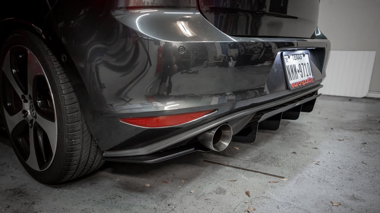 Aerofabb V2 Rear Diffuser for the Mk7 GTI!