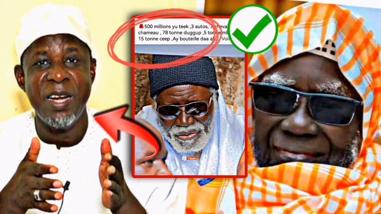 Serigne Saliou Niang Taxaw Sétlu Thi 500 Millions FCFA 3 Autos 7 Fass 1Guiliem et 78Tonnes de Dugub
