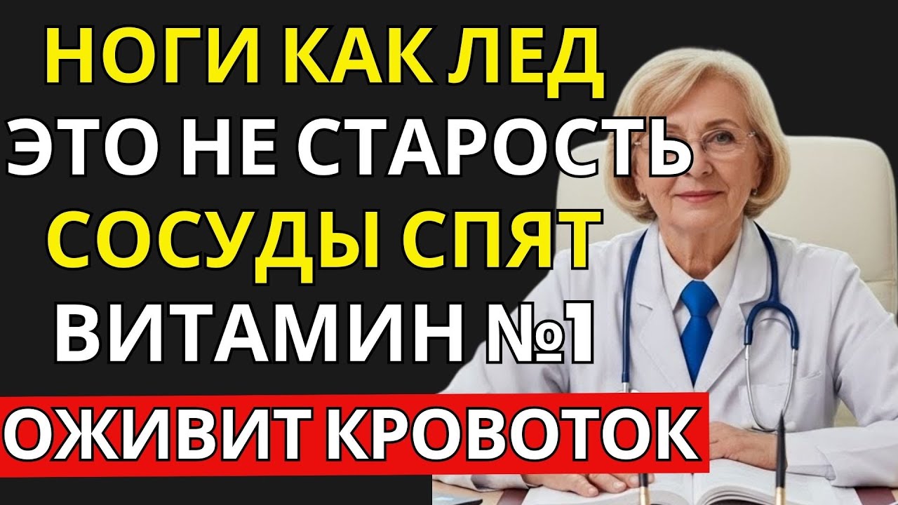 После 70 лет: витамин №1 для усиления кровотока в ногах | ПРАВИЛЬНОЕ ПИТАНИЕ 50+