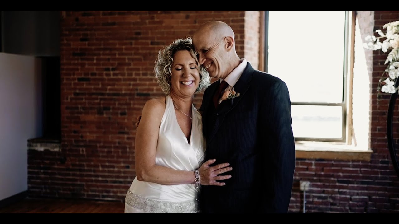 Emotional Vow Renewal // Mill 1 at Open Square // Lisa + Peter