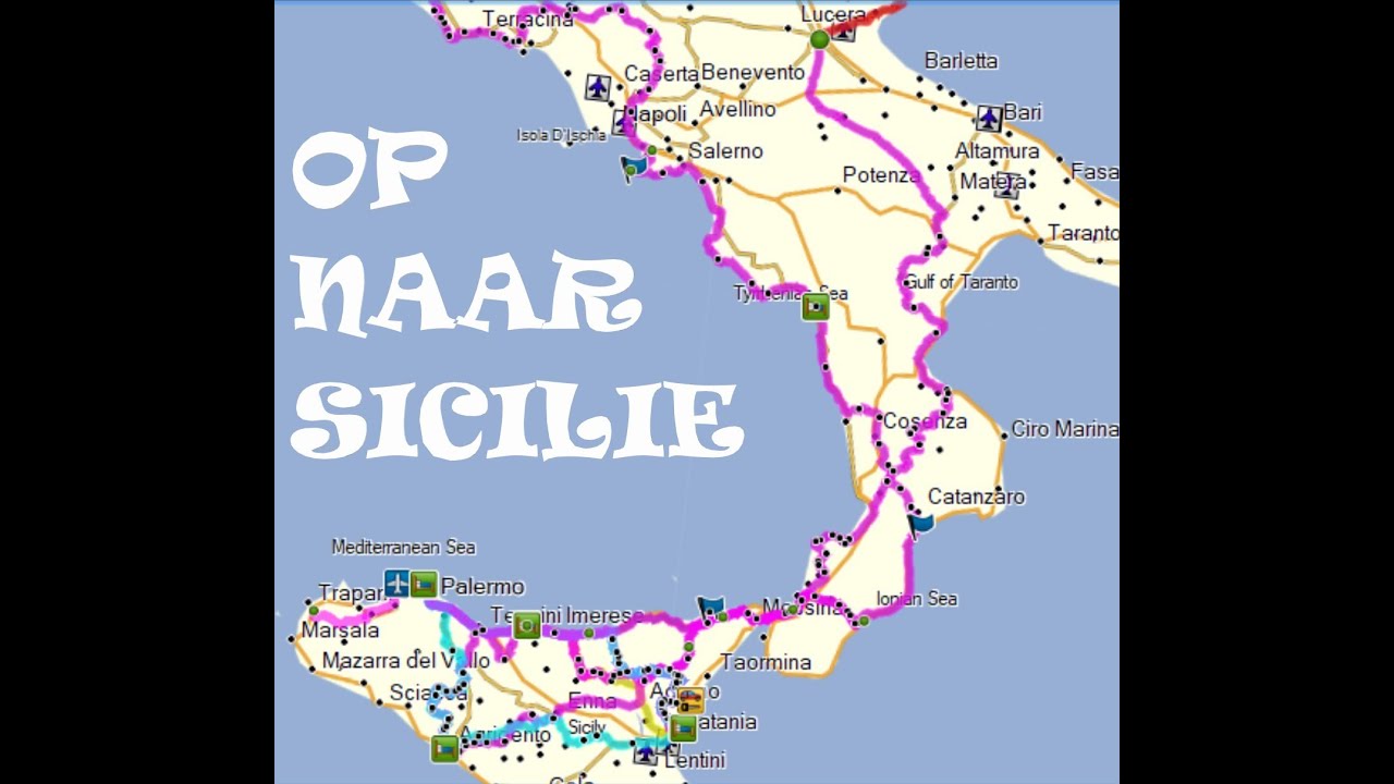 Italië - Sicilië Deel 1/4