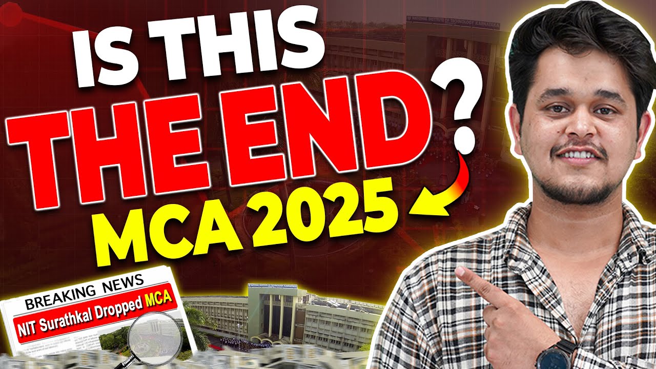 💥Why NIT Surathkal Dropped MCA in 2025?🤔Decline of MCA Course🤩