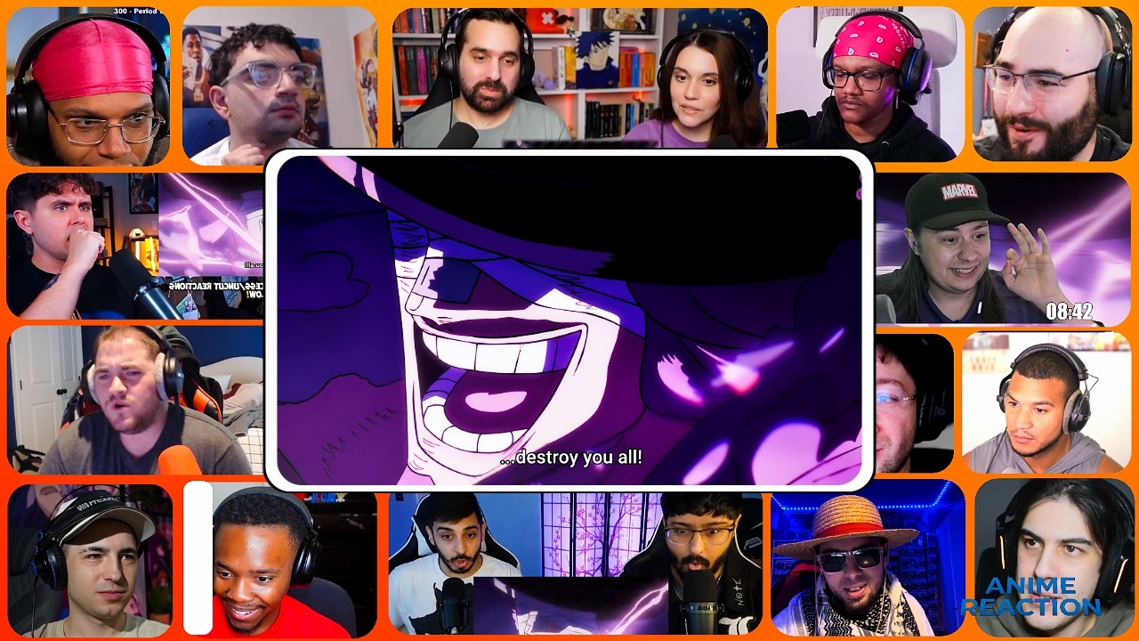 ONE PIECE Episode 1172 Mega Reaction Mashup | ワンピース 海外の反応