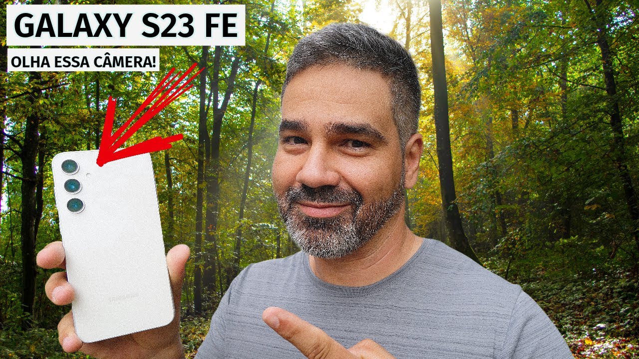 SAMSUNG GALAXY S23 FE - MEU PRIMEIRO TESTE DE CÂMERA