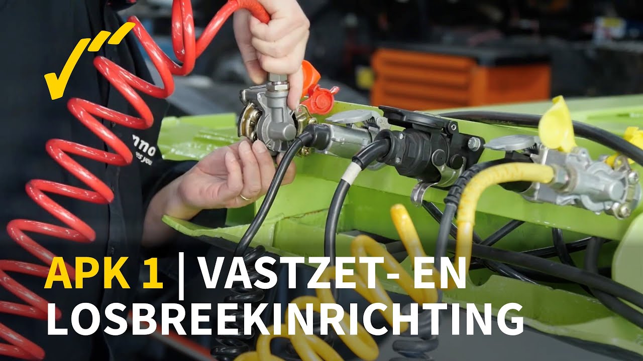 APK1: Vastzet- en losbreekinrichting bij Zware voertuigen