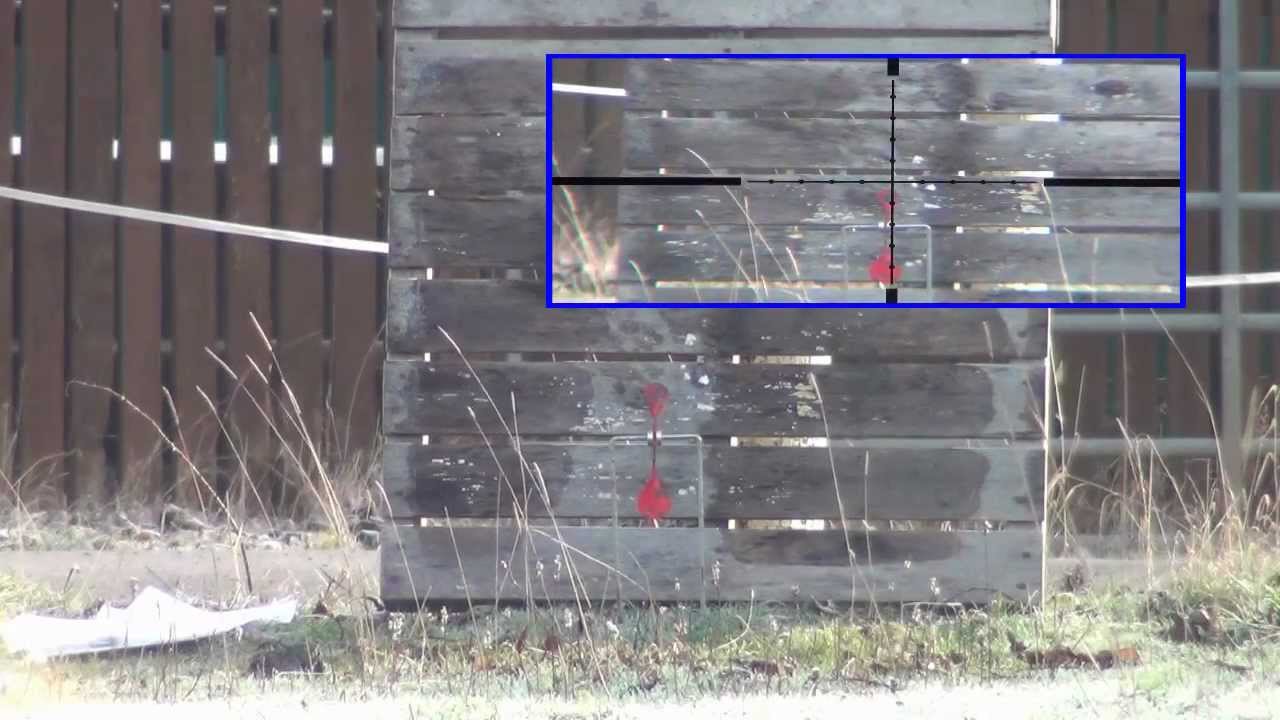 HW100 S 40 metre pellet group test with Si Pittaway