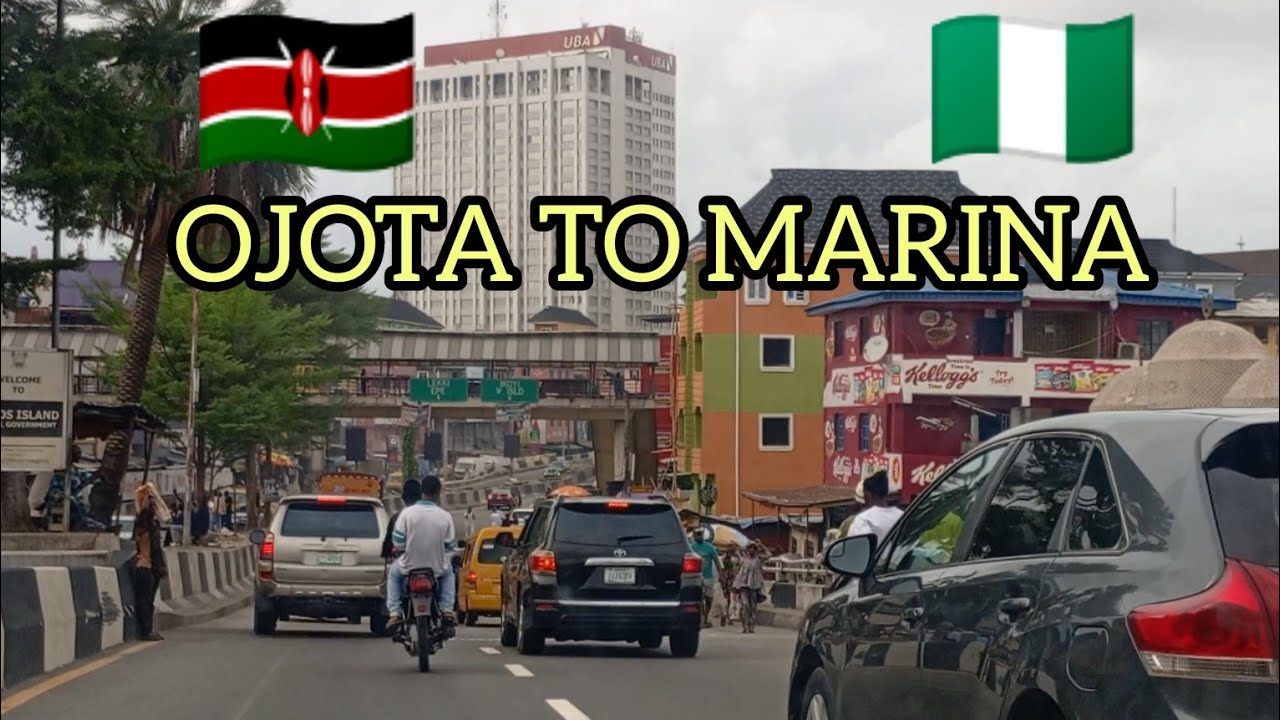 Enjoying scenic car ride from ojota to marina in Lagos Nigeria 🇳🇬