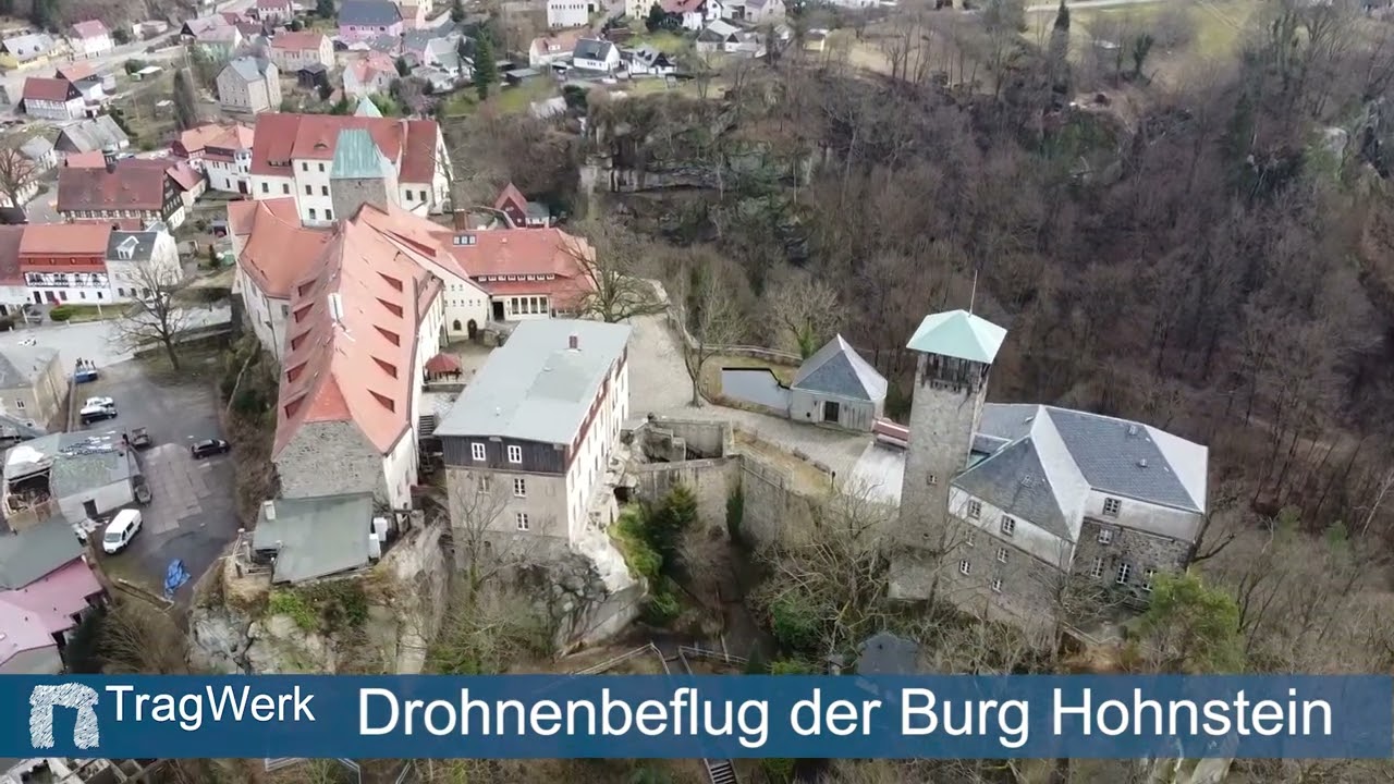 Drohnenflug Burg Hohnstein