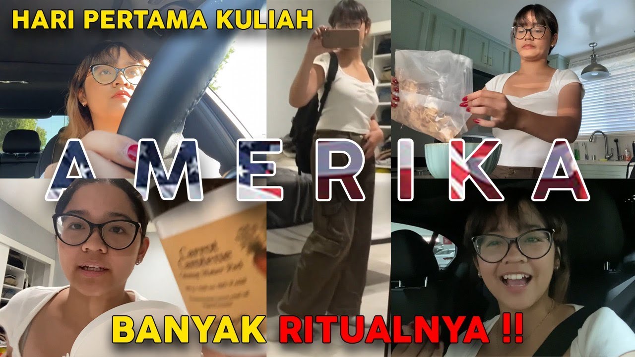 HARI PERTAMA KULIAH DI AMERIKA , BANYAK RITUALNYA ‼️