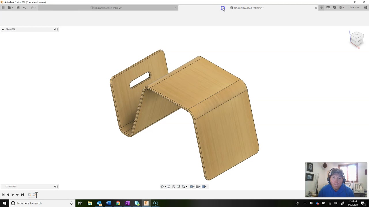 Week 6 eLearning - Wood End Table Design Challenge