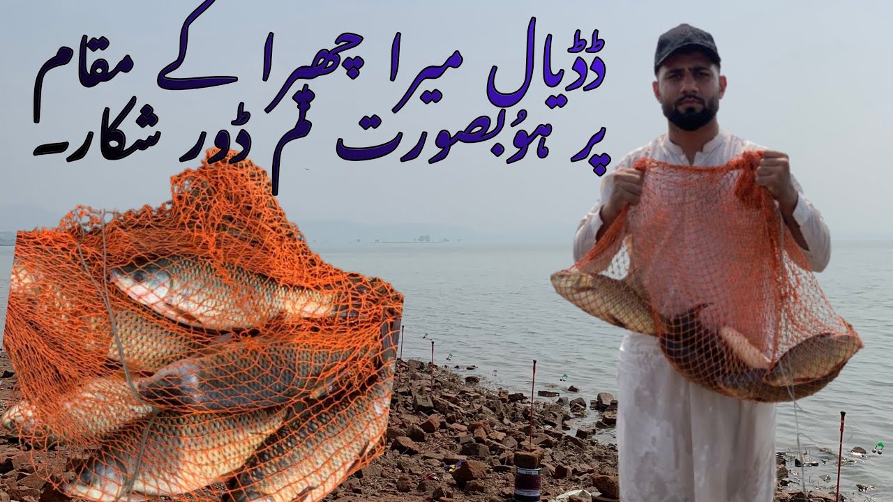 Mangla dam me machli ka shikar