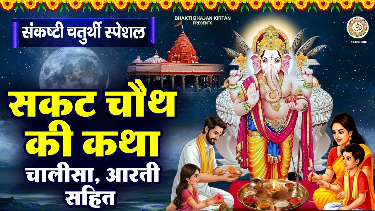 संकष्टी चतुर्थी स्पेशल - सकट चौथ की कथा व चालीसा, आरती सहित - Sakat Chauth Katha | Ganesh Katha 2026