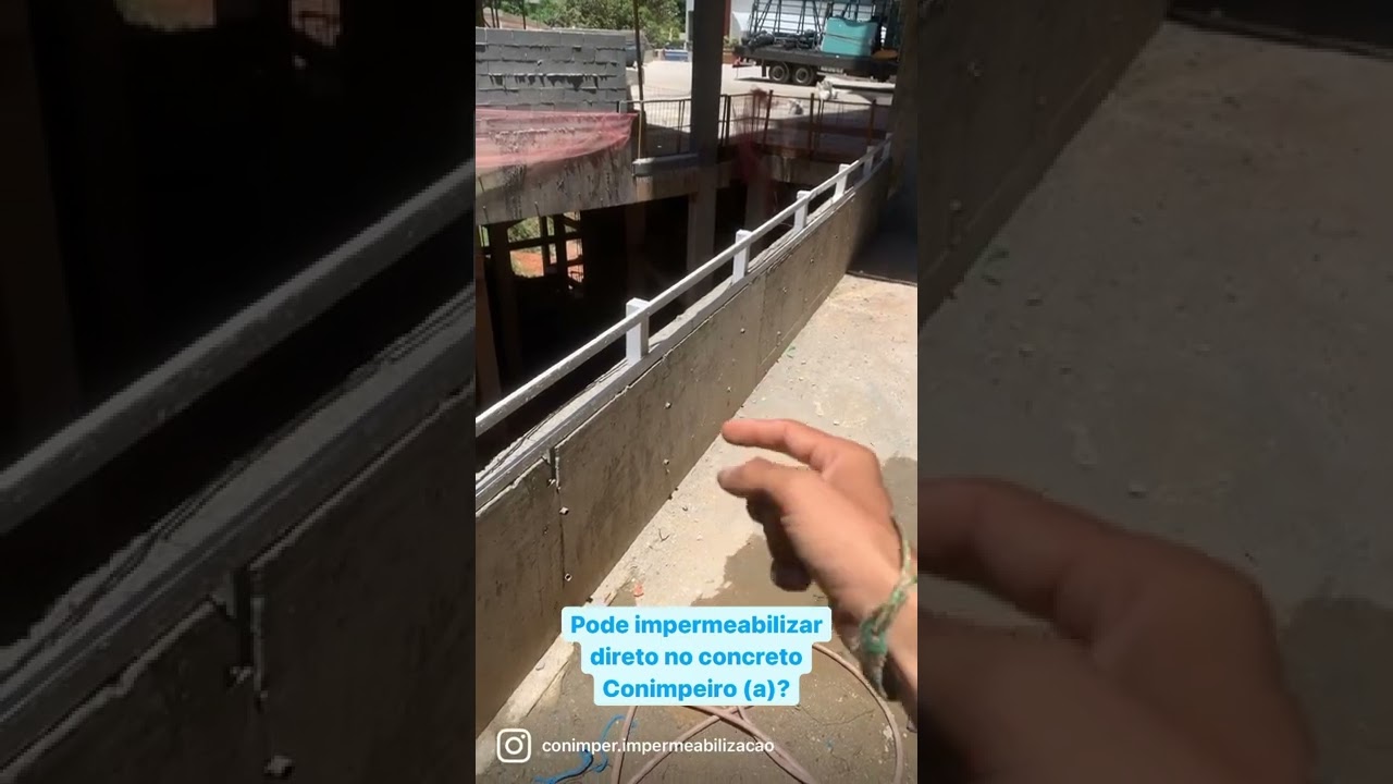 Pode Impermeabilizar Direto no concreto ? A Conimper Responde