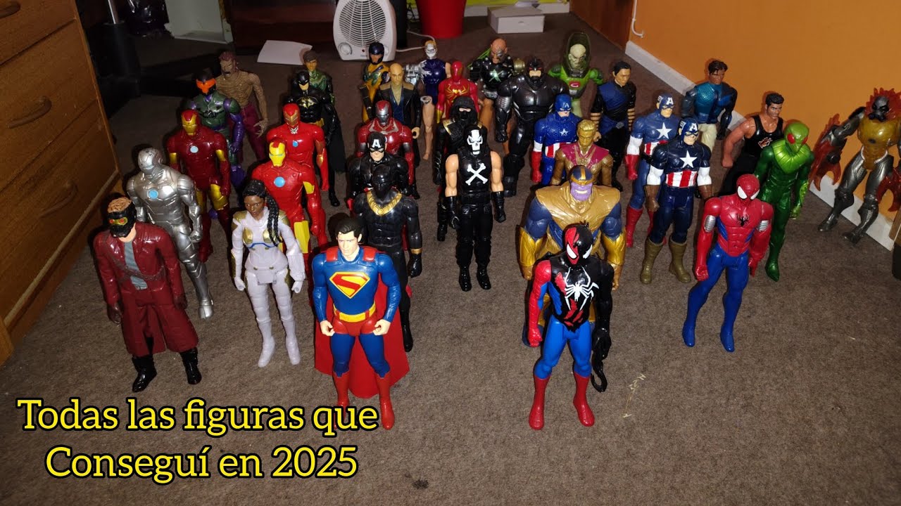 Todas las figuras que conseguí en 2025 | Último video del año | Fin de año | TheMarvelGamerCL 