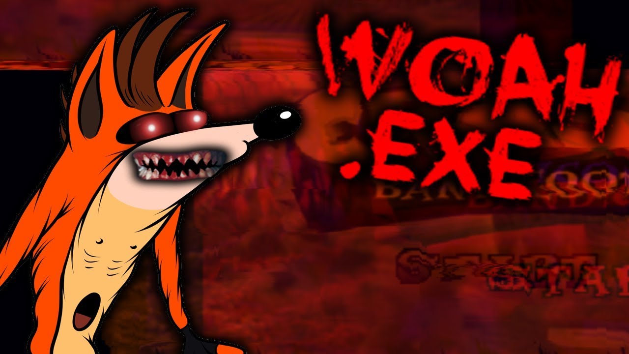 WOAH.EXE - THIS GAME BREAKS ME! [Crash Bandicoot Horror Rage Game] WOAH MEME GAME
