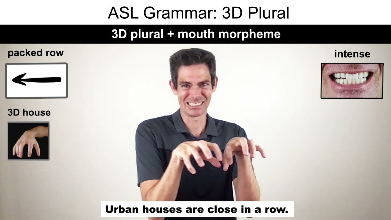 ASL Grammar: 3D Plural