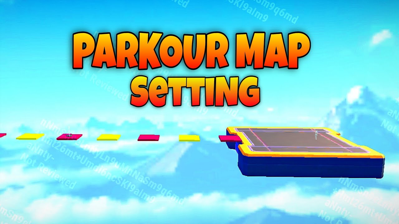 How To Make Parkour Map | How To Create Parkour Map In Wow | How To Make Parkour Map in Wow PUBG 
